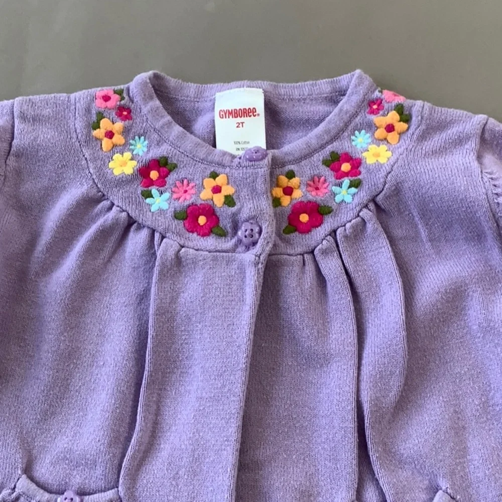 Gymboree 3 piece fairy and flowers outfit - Picture 3 of 14